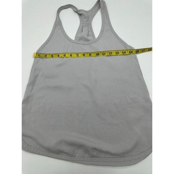 Lululemon Top Active Wear Top for Women Racerback Sz 4 Gray EUC - Picture 6 of 7